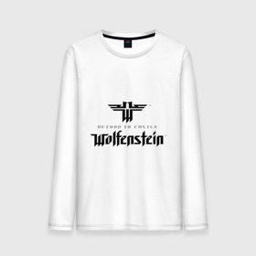 Мужской лонгслив хлопок с принтом Return to Castle Wolfenstein в городе Новоалтайск, 100% хлопок |  | return to castle | shooter | wolfenstein | вольфинштейн | стрелялка | шутер