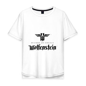 Мужская футболка хлопок Oversize с принтом Return to Castle Wolfenstein в городе Новоалтайск, 100% хлопок | свободный крой, круглый ворот, “спинка” длиннее передней части | return to castle | shooter | wolfenstein | вольфинштейн | стрелялка | шутер