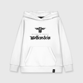 Детская толстовка хлопок с принтом Return to Castle Wolfenstein в городе Новоалтайск, 100% хлопок | Круглый горловой вырез, эластичные манжеты, пояс, капюшен | return to castle | shooter | wolfenstein | вольфинштейн | стрелялка | шутер