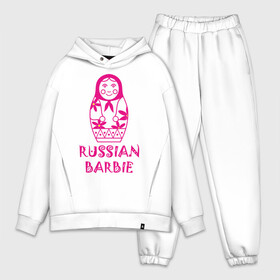Мужской костюм хлопок OVERSIZE с принтом Русская Барби в городе Новоалтайск,  |  | russian barbie | кукла | матрешка | русская барби | символ россии