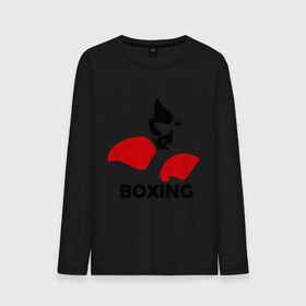 Мужской лонгслив хлопок с принтом Russia boxing в городе Новоалтайск, 100% хлопок |  | кикбоксинг