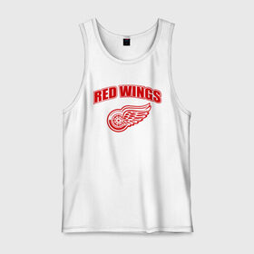 Мужская майка хлопок с принтом Detroit Red Wings (2) в городе Новоалтайск, 100% хлопок |  | Тематика изображения на принте: detroit red wings | nhl | лига | национальная хоккейная лига | нхл