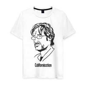 Мужская футболка хлопок с принтом Californication (Хенк Муди) в городе Новоалтайск, 100% хлопок | прямой крой, круглый вырез горловины, длина до линии бедер, слегка спущенное плечо. | californication | блудливая калифорния | духовны