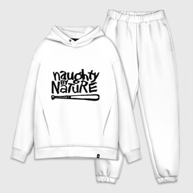 Мужской костюм хлопок OVERSIZE с принтом Naughty by nature в городе Новоалтайск,  |  | Тематика изображения на принте: хип хоп