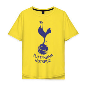Мужская футболка хлопок Oversize с принтом FA Premier League-Tottenham Hotspur FC в городе Новоалтайск, 100% хлопок | свободный крой, круглый ворот, “спинка” длиннее передней части | fa premier league | евро 2012 | футбол