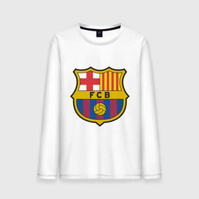 Мужской лонгслив хлопок с принтом Spanish Primera. FC Barсelona в городе Новоалтайск, 100% хлопок |  | barcelona | barcelona fc | барселона | евро 2012 | футбольный клуб барселона