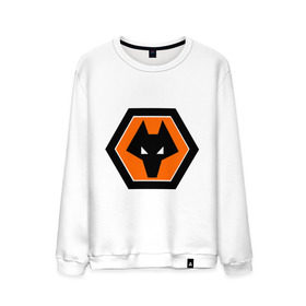 Мужской свитшот хлопок с принтом Wolverhampton Wanderers FC в городе Новоалтайск, 100% хлопок |  | fa premier league.англия футбол | wolverhampton wanderers | английский футбольный клуб | фк англии