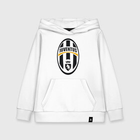 Детская толстовка хлопок с принтом Italian Serie A Juventus FC в городе Новоалтайск, 100% хлопок | Круглый горловой вырез, эластичные манжеты, пояс, капюшен | фк | ювентус