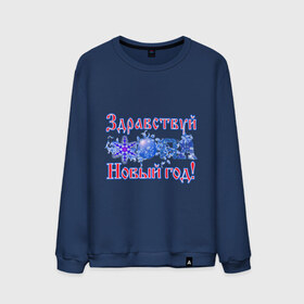 Мужской свитшот хлопок с принтом Здравствуй, Новый год! в городе Новоалтайск, 100% хлопок |  | Тематика изображения на принте: 