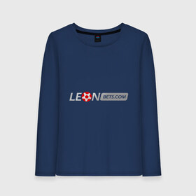 Женский лонгслив хлопок с принтом Leon в городе Новоалтайск, 100% хлопок |  | bet | leon | бет | буки | букмейкеры | букмекерская контора | букмекеры | леон