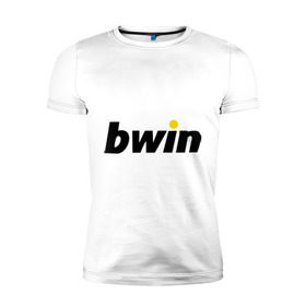 Мужская футболка премиум с принтом Bwin в городе Новоалтайск, 92% хлопок, 8% лайкра | приталенный силуэт, круглый вырез ворота, длина до линии бедра, короткий рукав | bwin | букмейкеры | букмекеры | выигрыш | контора | ставки