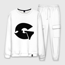 Мужской костюм хлопок с принтом GZA Wu-Tang Clan в городе Новоалтайск, 100% хлопок | на свитшоте круглая горловина, мягкая резинка по низу. Брюки заужены к низу, на них два вида карманов: два “обычных” по бокам и два объемных, с клапанами, расположенные ниже линии бедра. Брюки с мягкой трикотажной резинкой на поясе и по низу штанин. В поясе для дополнительного комфорта — широкие завязки | gangsta | gansta | hip | hip hop | hop | rap | реп | рэп | рэпчина | хип | хип хоп | хоп