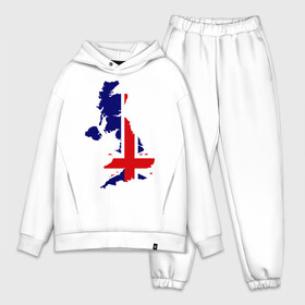 Мужской костюм хлопок OVERSIZE с принтом Великобритания (Great Britain) в городе Новоалтайск,  |  | Тематика изображения на принте: great britain | англия | британия | британский | великобритания | королевский | флаг