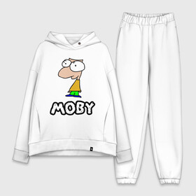 Женский костюм хлопок Oversize с принтом Moby в городе Новоалтайск,  |  | dj | moby | диджей | певцы | прикольные
