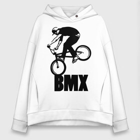 Женское худи Oversize хлопок с принтом BMX 3 в городе Новоалтайск, френч-терри — 70% хлопок, 30% полиэстер. Мягкий теплый начес внутри —100% хлопок | боковые карманы, эластичные манжеты и нижняя кромка, капюшон на магнитной кнопке | bmx | free style | бмэкс | велик | вело | велосипедист | фристайл | экстрим | экстримальный