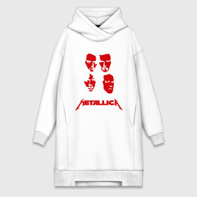Платье-худи хлопок с принтом Metallica kvartet в городе Новоалтайск,  |  | металлика