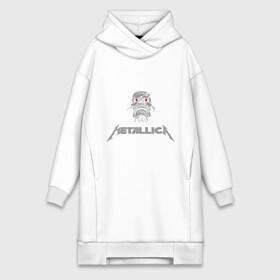 Платье-худи хлопок с принтом Metallica scool в городе Новоалтайск,  |  | металлика