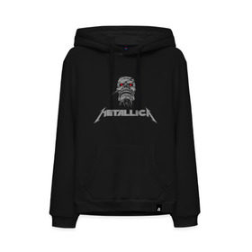 Мужская толстовка хлопок с принтом Metallica scool в городе Новоалтайск, френч-терри, мягкий теплый начес внутри (100% хлопок) | карман-кенгуру, эластичные манжеты и нижняя кромка, капюшон с подкладом и шнурком | металлика