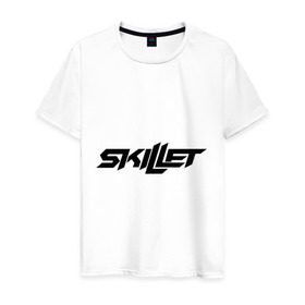 Мужская футболка хлопок с принтом Skillet logotip в городе Новоалтайск, 100% хлопок | прямой крой, круглый вырез горловины, длина до линии бедер, слегка спущенное плечо. | skillet | toplanding | альтернативный рок | лого | логотип | рок | рок группа | рок группы | симфонический рок | христианский рок