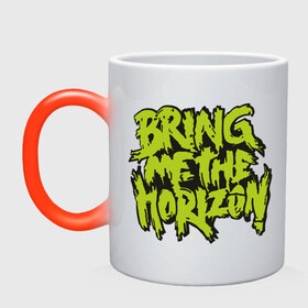 Кружка хамелеон с принтом Bring me the horizon green (5) в городе Новоалтайск, керамика | меняет цвет при нагревании, емкость 330 мл | bmth | bring me the horizon | hardcore | rock | дэткор | музыка | рок | рок группы
