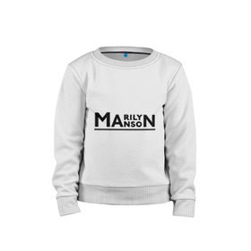 Детский свитшот хлопок с принтом Marilyn Manson в городе Новоалтайск, 100% хлопок | круглый вырез горловины, эластичные манжеты, пояс и воротник | heavy metal | manson | marilyn manson | metal | muse | rock | trash metal | альтернатива | квартет | лица | менсен | мерлин менсон | метал | мэрлин мэнсон | рок | рок группа | рок группы | трэш метал | хеви метал