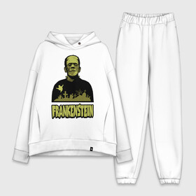 Женский костюм хлопок Oversize с принтом Франкенштейн (1) в городе Новоалтайск,  |  | frankenstein | монстр | франкенштейн | чудище | чудовище