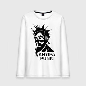 Мужской лонгслив хлопок с принтом Antifa punk в городе Новоалтайск, 100% хлопок |  | антифа | антифа панк | антифашизм | антифашистское движение | одесса | против фашизма | фашизм