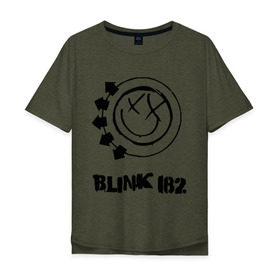 Мужская футболка хлопок Oversize с принтом Blink 182 в городе Новоалтайск, 100% хлопок | свободный крой, круглый ворот, “спинка” длиннее передней части | heavy metal | metal | muse | rock | trash metal | альтернатива | блинк | квартет | лица | метал | рок | рок группа | рок группы | трэш метал | хеви метал