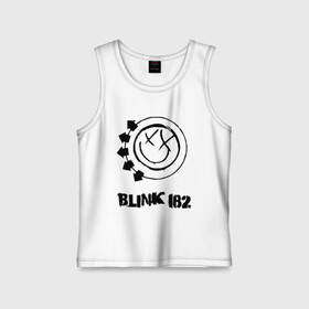Детская майка хлопок с принтом Blink 182 в городе Новоалтайск,  |  | heavy metal | metal | muse | rock | trash metal | альтернатива | блинк | квартет | лица | метал | рок | рок группа | рок группы | трэш метал | хеви метал