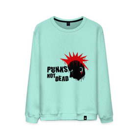 Мужской свитшот хлопок с принтом Punks not dead (1) в городе Новоалтайск, 100% хлопок |  | punks | панк | панк не умрет | стиль панк