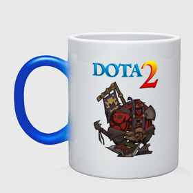Кружка хамелеон с принтом Dota 2(1) в городе Новоалтайск, керамика | меняет цвет при нагревании, емкость 330 мл | Тематика изображения на принте: defense of the ancients | dota | dota 2 | dota allstars | дота | дота 2 | дота ол старс | игры