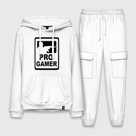 Мужской костюм хлопок с толстовкой с принтом Pro gamer (2) в городе Новоалтайск,  |  | автомат | игра | игрок | комп | компьютерная игра | нуб | оружие | про | с автоматом