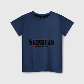 Детская футболка хлопок с принтом Skinhead. Spirit of 69 в городе Новоалтайск, 100% хлопок | круглый вырез горловины, полуприлегающий силуэт, длина до линии бедер | hardcore | skinhead | бритая голова | мой путь жизни | скинхед | скинхэд | хард кор