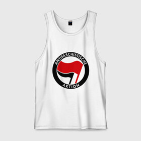 Мужская майка хлопок с принтом Antifa (1) в городе Новоалтайск, 100% хлопок |  | antifa | антифа | антифашизм | антифашистское движение | знак антифа | против фашизма | фашизм
