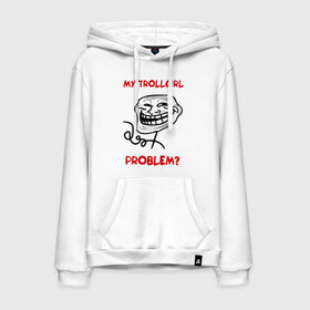 Мужская толстовка хлопок с принтом Trollcouple (мужская) в городе Новоалтайск, френч-терри, мягкий теплый начес внутри (100% хлопок) | карман-кенгуру, эластичные манжеты и нижняя кромка, капюшон с подкладом и шнурком | face | my trollgirl | problem | troll | trollface | trollgirl | интернет  приколы | мем | мемы | мемы интернета | тролфейс | троль | трольгерл