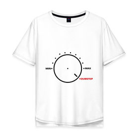 Мужская футболка хлопок Oversize с принтом Регулятор dubstep в городе Новоалтайск, 100% хлопок | свободный крой, круглый ворот, “спинка” длиннее передней части | Тематика изображения на принте: dub step | dubstep | даб | дабстеп | клубная музыка | музыка | регулятор громкости | электронная музыка
