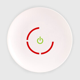 Тарелка с принтом Кнопка выключения (Power off) в городе Новоалтайск, фарфор | диаметр - 210 мм
диаметр для нанесения принта - 120 мм | power off | выкл | выключить | кнопка выключения | кнопка выключить | пауэр | пауэр офф