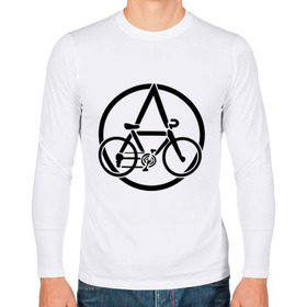Мужской лонгслив хлопок с принтом Anarchy Bike в городе Новоалтайск, 100% хлопок |  | anarchy | bike | анархизм | анархия | байк | велик | велосипед | велосипед анархия