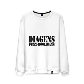 Мужской свитшот хлопок с принтом Diagens в городе Новоалтайск, 100% хлопок |  | diagens | punk | punx hooligans | street punk | группы | музыкальная группа | музыкальные группы | панк