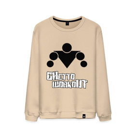 Мужской свитшот хлопок с принтом Ghetto workout белый в городе Новоалтайск, 100% хлопок |  | ghetto workout | workout | воркаут | гетто | гетто воркаут | спорт улиц | уличный спорт | фитнесс улиц