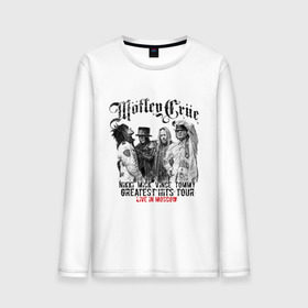 Мужской лонгслив хлопок с принтом Motley Crue Live in Moscow в городе Новоалтайск, 100% хлопок |  | Тематика изображения на принте: motley crue