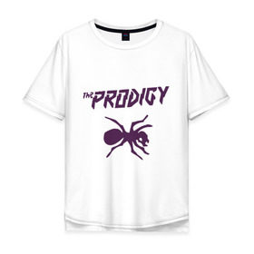 Мужская футболка хлопок Oversize с принтом The Prodigy паук в городе Новоалтайск, 100% хлопок | свободный крой, круглый ворот, “спинка” длиннее передней части | Тематика изображения на принте: prodigy | the prodigy | паук | продеджи | продиджи | продиджы