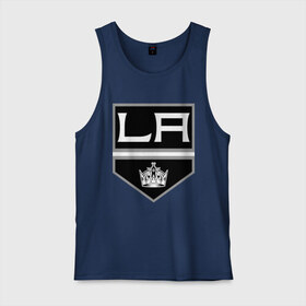 Мужская майка хлопок с принтом Los Angeles Kings - Лос Анджелес в городе Новоалтайск, 100% хлопок |  | la | los angeles kings | nhl | кубок стенли | лос анджелес кингс | нхл | хоккей