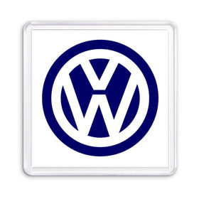 Магнит 55*55 с принтом mini logo Volkswagen в городе Новоалтайск, Пластик | Размер: 65*65 мм; Размер печати: 55*55 мм | Тематика изображения на принте: volkswagen | авто | автобренды | логотип volkswagen | логотип фольцваген | тачки | фольцваген