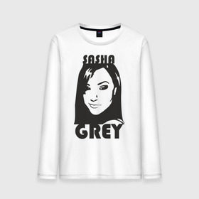 Мужской лонгслив хлопок с принтом Sasha Grey в городе Новоалтайск, 100% хлопок |  | саша грей