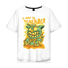 Мужская футболка хлопок Oversize с принтом a day to remember в городе Новоалтайск, 100% хлопок | свободный крой, круглый ворот, “спинка” длиннее передней части | a day to remember | adtr | музыкальные группы | рок группы