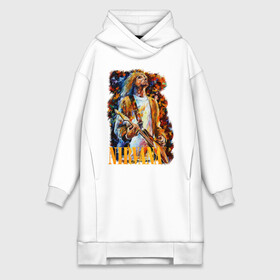 Платье-худи хлопок с принтом Nirvana Kurt Cobain в городе Новоалтайск,  |  | kurt cobain | nirvana | курт кобейн | нирвана