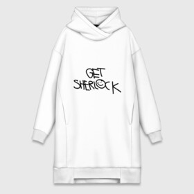 Платье-худи хлопок с принтом Get sherlock в городе Новоалтайск,  |  | get sherlock | кино | мультфильмы и тв | фильмы и сериалы | шерлок | шерлок холмс