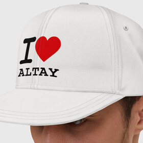 Кепка снепбек с прямым козырьком с принтом I LOVE ALTAY в городе Новоалтайск, хлопок 100% |  | i love altay | алтай | я люблю | я люблю алтай