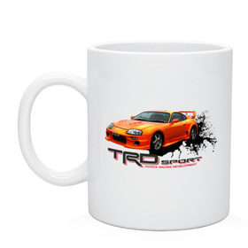 Кружка с принтом toyota supra TRD в городе Новоалтайск, керамика | объем — 330 мл, диаметр — 80 мм. Принт наносится на бока кружки, можно сделать два разных изображения | tourer | toyota supra | супра | тойота | японские автомобили